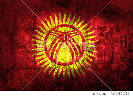 Grunge Kyrgyzstan Flag Grunge Kyrgyzstan Flag 16240232