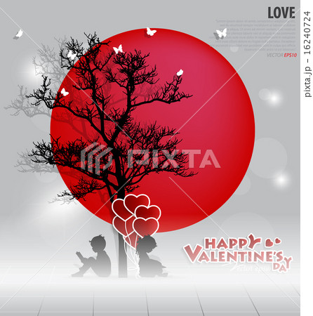 Valentine's Day card. Vector illustration. Valentine's Day card. Vector illustration. 16240724