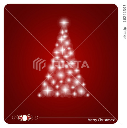 Christmas background with Christmas tree, vector illustration. 16241393