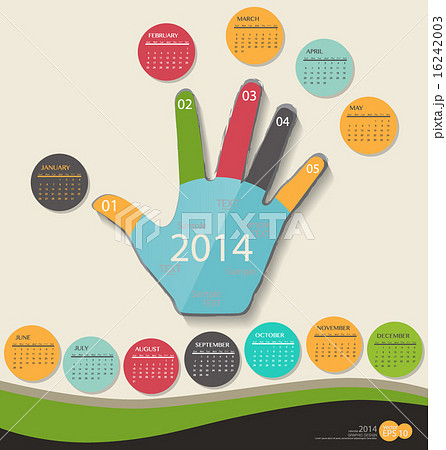 2014 year calendar, vector illustration. 2014 year calendar, vector illustration. 16242003