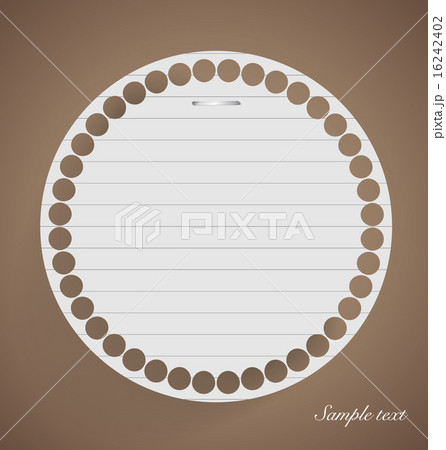Note papers, ready for your message. Vector illustration. Note papers, ready for your message. Vector illustration. 16242402