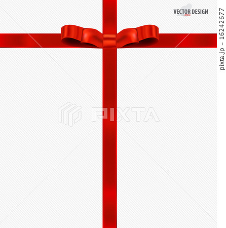 Cards with red gift bows and red ribbons. Vector illustration. Cards with red gift bows and red ribbons. Vector illustration. 16242677