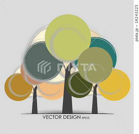 Abstract tree. Vector illustration. 16243225
