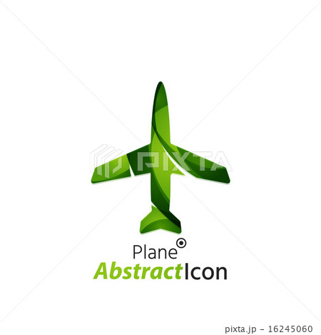 Abstract geometric business corporate emblem - airplane Abstract geometric business corporate emblem - airplane 16245060