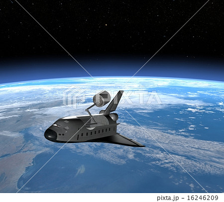 スペースシャトル　perming 3DCGイラスト素材 16246209