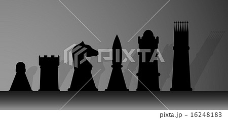 Silhouette of chessmen Silhouette of chessmen 16248183