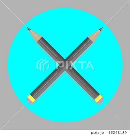Icon cross pencil Icon cross pencil 16248189