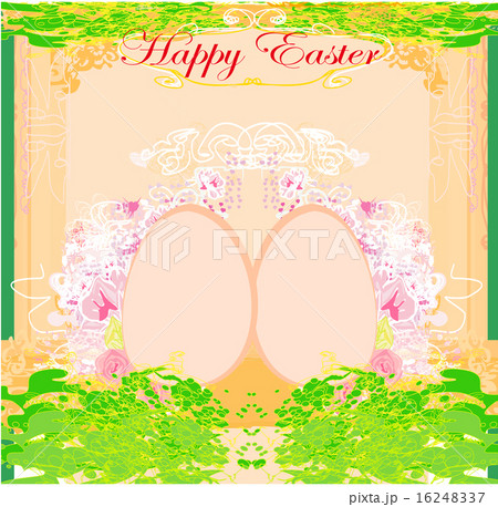 Easter Egg On Grunge Background 16248337