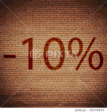 10 percent discount icon symbol Flat modern web de 16249643