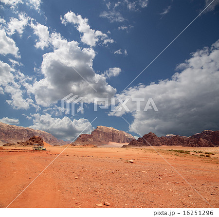 Wadi Rum Desert, Jordan 60 km to the east of Aqaba 16251296