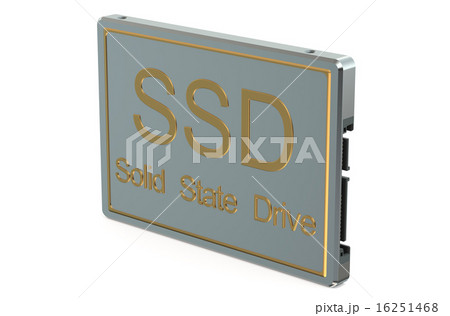 Solid state drive SSD closeup 16251468