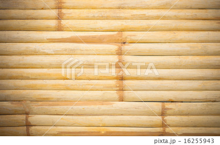 grunge yellow bamboo background and texture 16255943