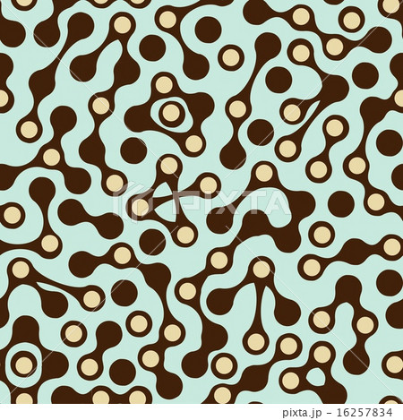 Seamless background pattern with metaball form. Seamless background pattern with metaball form. 16257834
