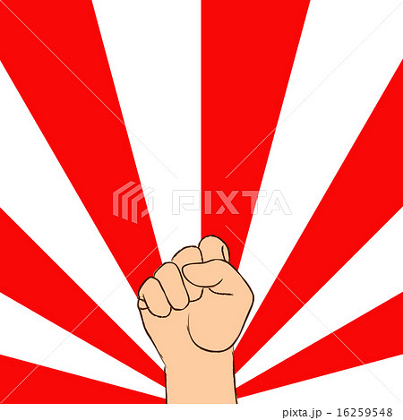 気合_筆線_背景シャープ 気合_筆線_背景シャープ 16259548