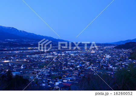 長野　飯田の夕景 16260052