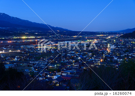 長野　飯田の夜景 16260074