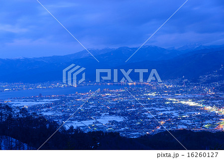 長野　諏訪の夜景 16260127