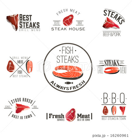 Steak house labels collection 16260961