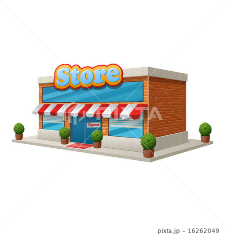 Store Building Isolated 16262049