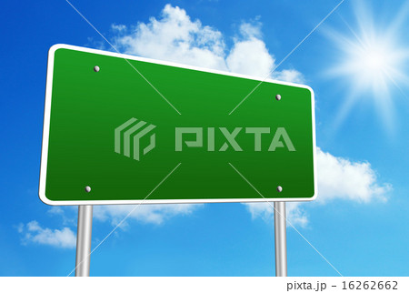 Blank road sign Blank road sign 16262662