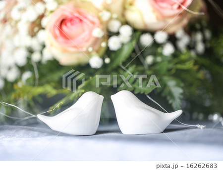 Ornaments on a table at a wedding reception Ornaments on a table at a wedding reception 16262683