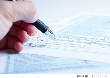 Tax form financial concept Tax form financial concept 16262890
