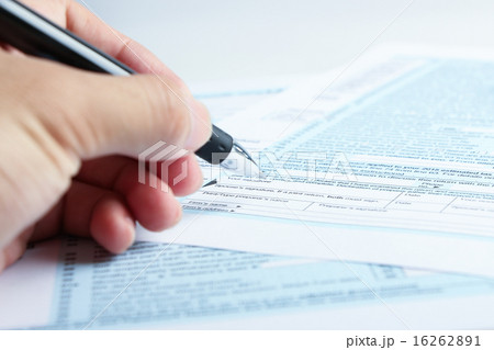 Tax form financial concept Tax form financial concept 16262891