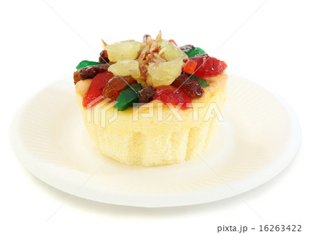 fruit cake on white plate fruit cake on white plate 16263422