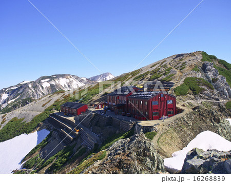 唐松岳頂上山荘の写真素材 1626