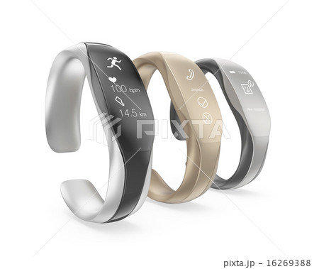 スマートバンドのカラーバリエーション。オリジナルデザイン。 16269388