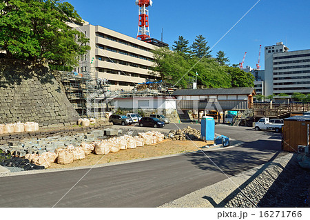 福井散歩：山里口御門復元整備工事　福井城跡 16271766