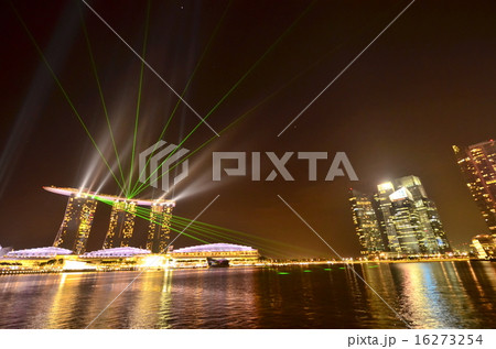 マリーナベイサンズの夜景 16273254