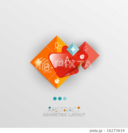 Modern abstract geometric info banner 16273634