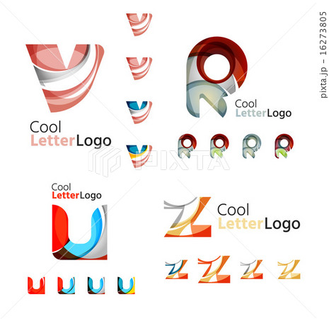 Letter business emblem collection 16273805