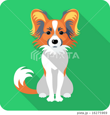 dog Chinese Crested icon flat design dog Chinese Crested icon flat design 16275969