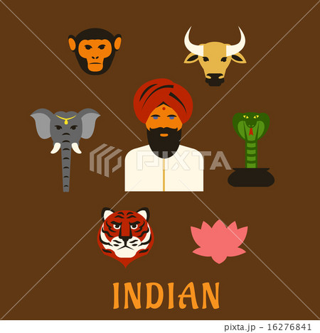 Indian animals and national symbols 16276841