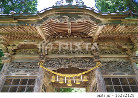 信州安曇野 有明山神社山門「裕明門」 信州安曇野 有明山神社山門「裕明門」 16282129