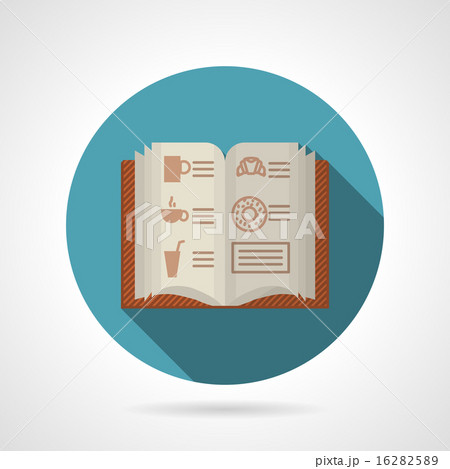 Flat color vector icon for cafe menu Flat color vector icon for cafe menu 16282589