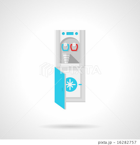 Water cooler flat vector icon 16282757