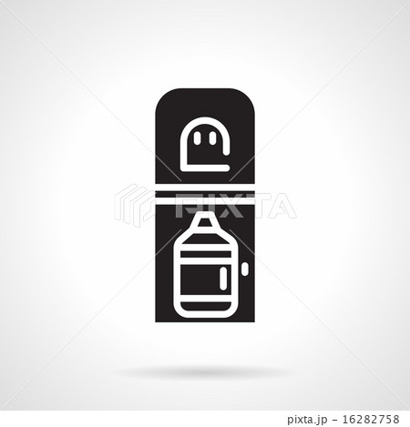 Water cooling machine black vector icon Water cooling machine black vector icon 16282758