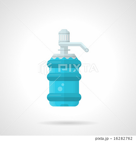 Full water bottle flat vector icon 16282762