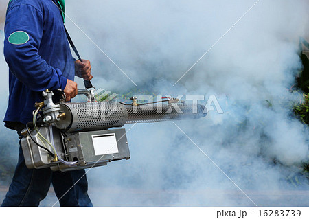 Fogging to prevent the dengue fever in Thailand 16283739