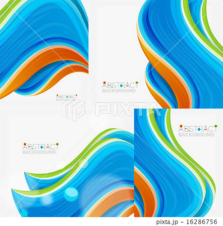 Abstract realistic solid wave background Abstract realistic solid wave background 16286756