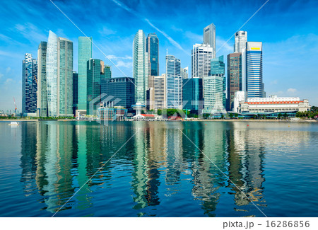 Modern city skyline Modern city skyline 16286856
