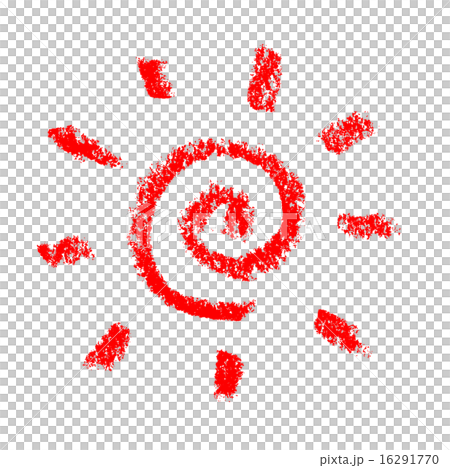 クレヨンで描いた太陽 クレヨンで描いた太陽 16291770