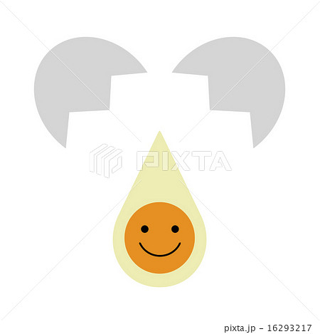 生卵のキャラクターのイラスト素材 16293217 Pixta