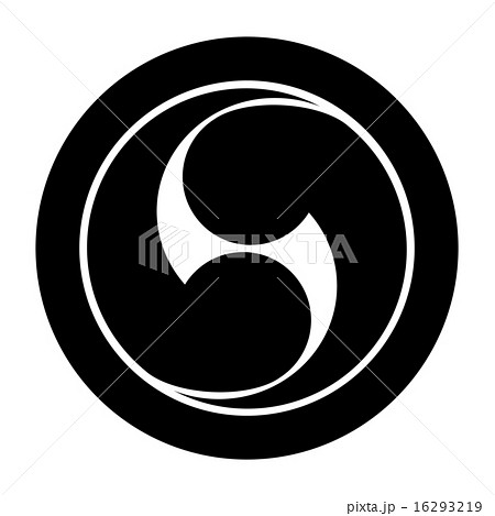 丸に右二巴 16293219