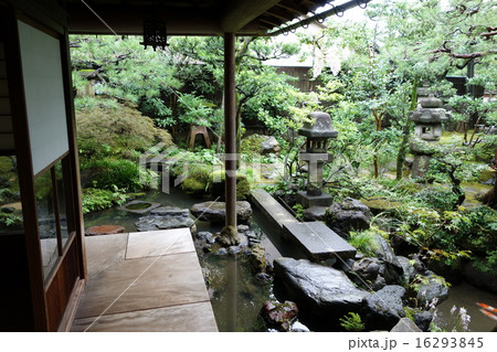 石川 金沢 武家屋敷跡野村家の写真素材