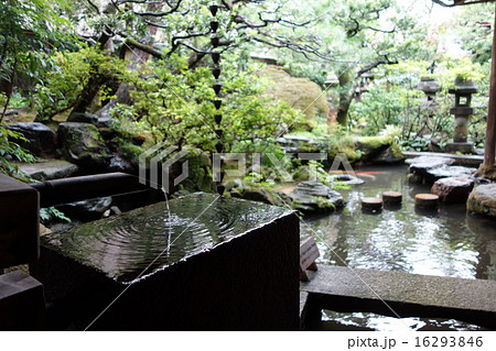 石川 金沢 武家屋敷跡野村家の写真素材