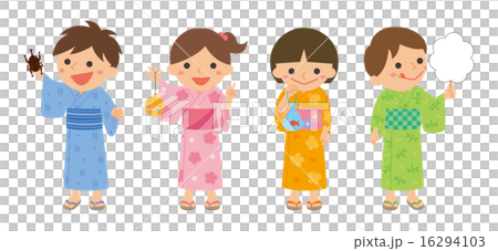 夏祭り浴衣の子供 16294103